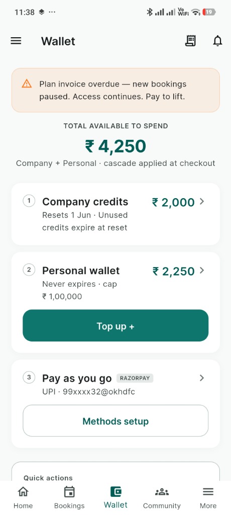Wallet Screen